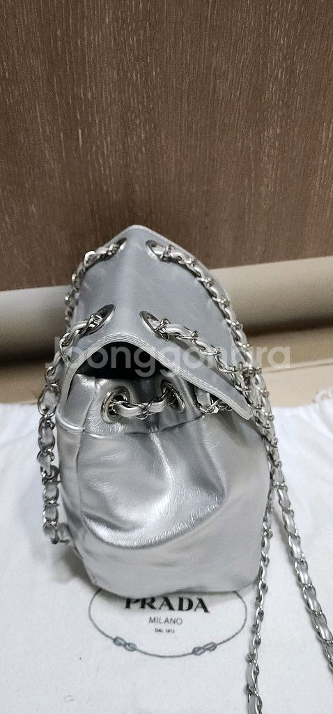 아노에틱 실버 체인백팩 스몰 펜디 반지갑--7