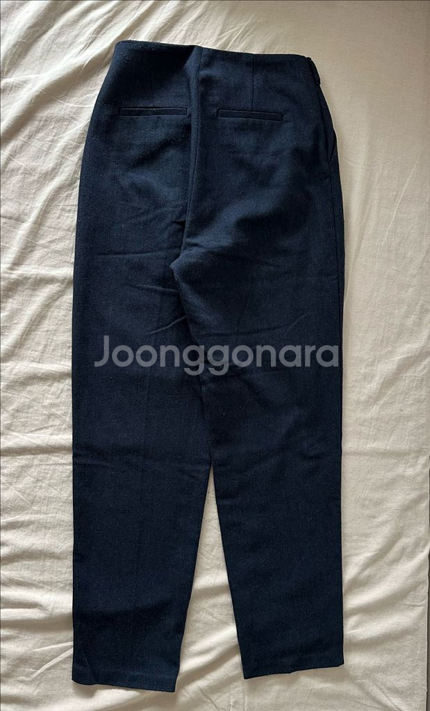 시엔느 헤링본 울팬츠 s 네이비--4