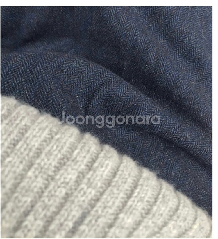 시엔느 헤링본 울팬츠 s 네이비--1