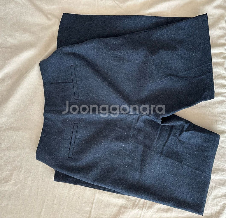 시엔느 헤링본 울팬츠 s 네이비--7