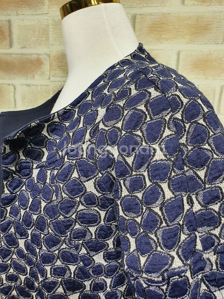 택부착 다이앤본퍼스텐버그 정품 울 숏 양면 자켓55반--5