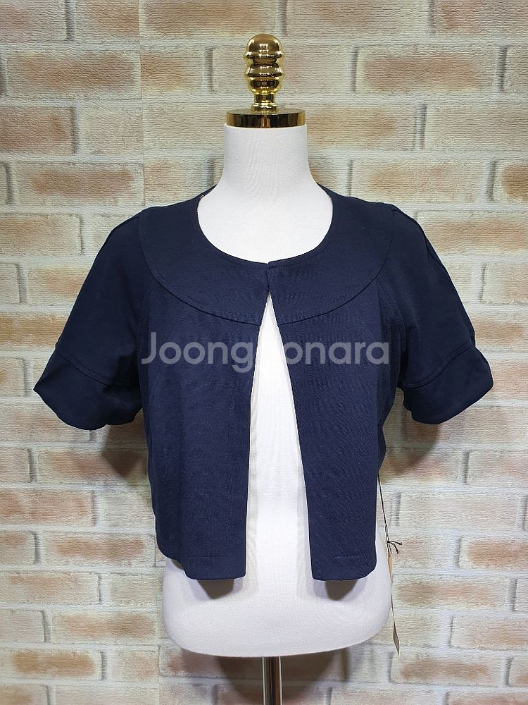 택부착 다이앤본퍼스텐버그 정품 울 숏 양면 자켓55반--7