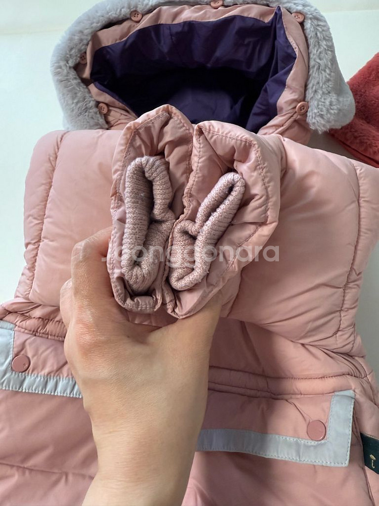 일괄 아기겨울패딩 모이몰른 콜롬비아 갭 90사이--2