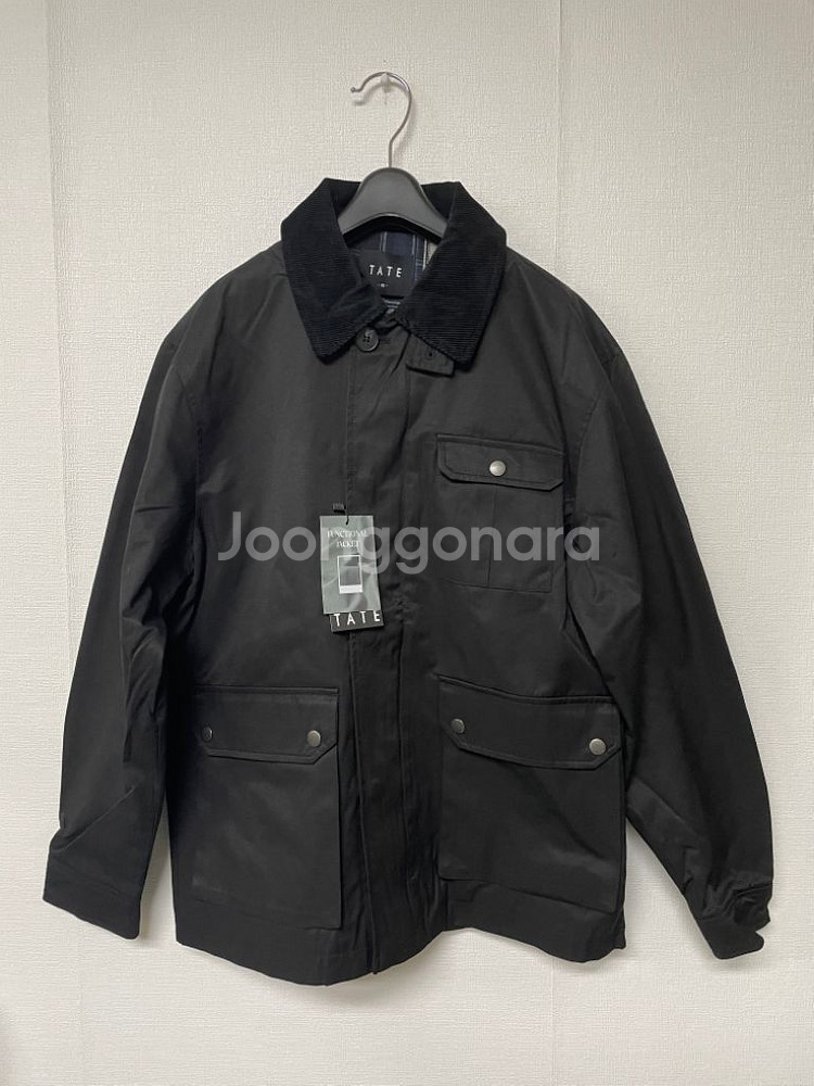 테이트 코튼 헌팅자켓--0
