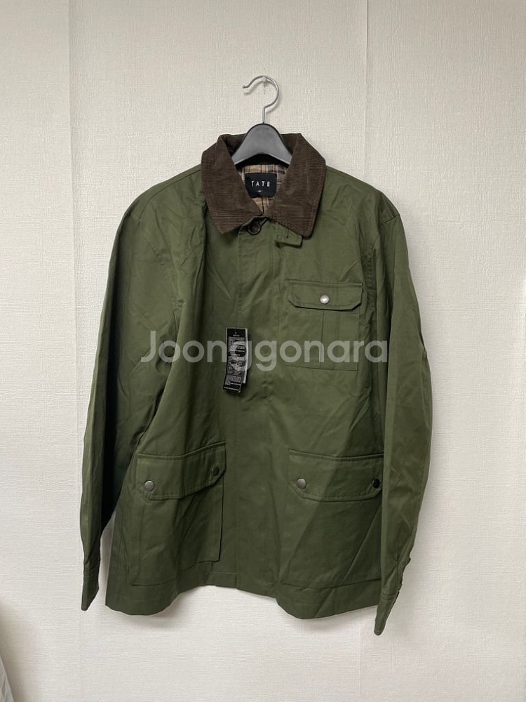 테이트 코튼 헌팅자켓--2