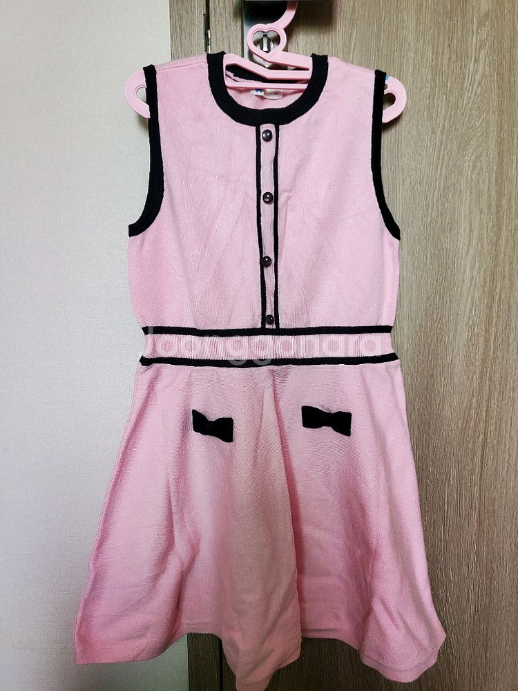 에스핏 니트 원피스 가디건 세트 130--2