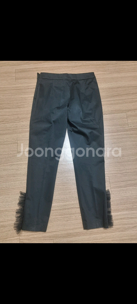 새것같은 이태리 정품 모스키노 블랙 레이스 바지--0