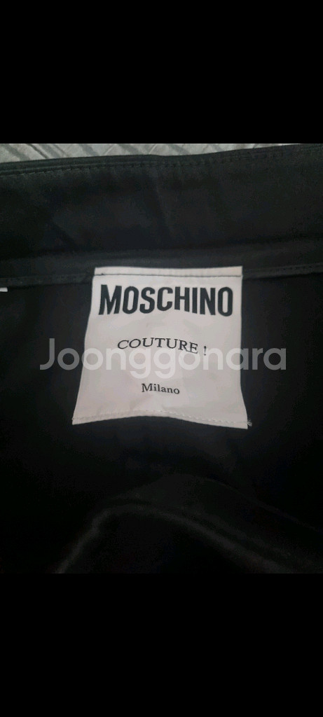 새것같은 이태리 정품 모스키노 블랙 레이스 바지--3