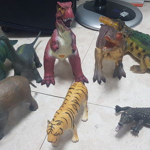 공룡 인형 공룡 피규어 호랑이 코끼리 악어 티라노 알로
