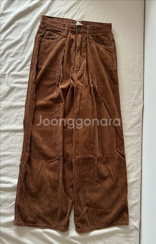 니코앤드 코듀로이 팬츠 3사이즈 브라운--1