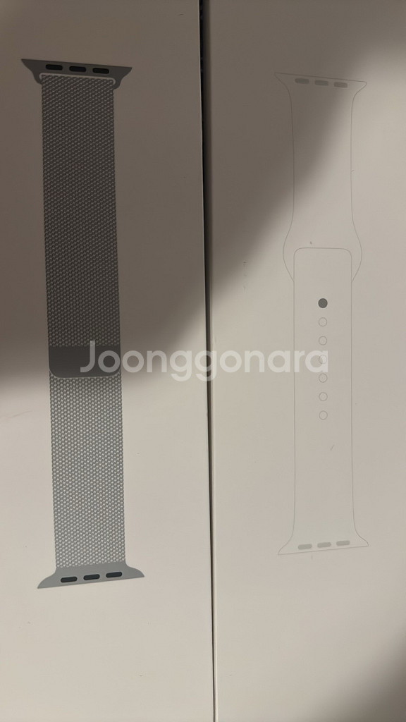 애플워치 se 44mm 밀레니얼 루프 / 화이트밴드포함--1