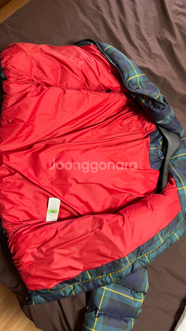 폴로 여성 패커블 퀼트 다운 재킷--5