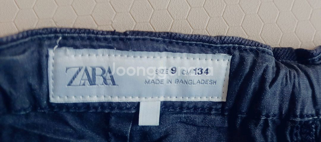 자라키즈 데님 스커트 9사이즈 (134cm)--2