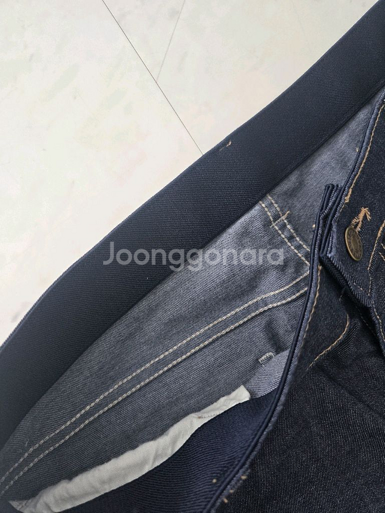 빅사이즈 부츠컷 스판청바지 32사이즈--6