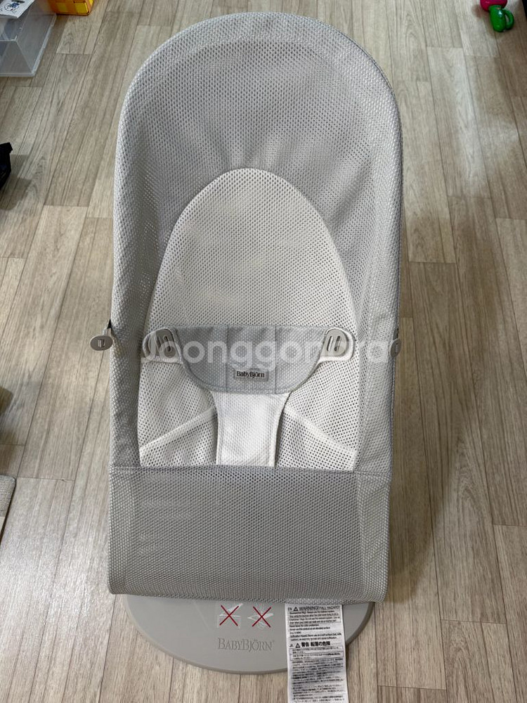 베이비뵨 바운서 매쉬그레이--0