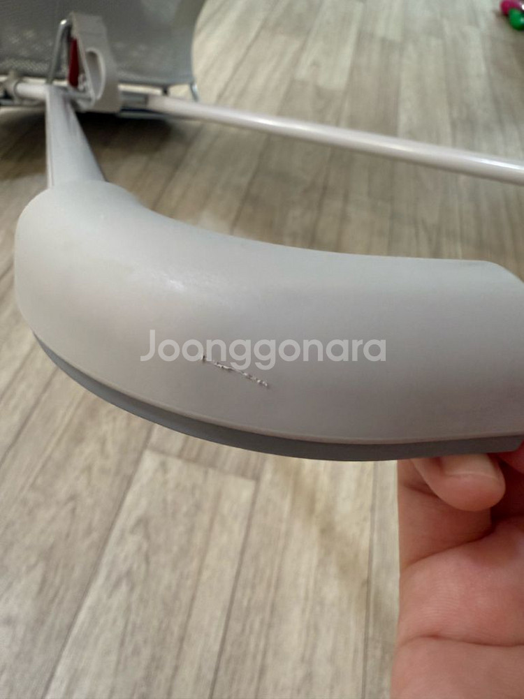 베이비뵨 바운서 매쉬그레이--3