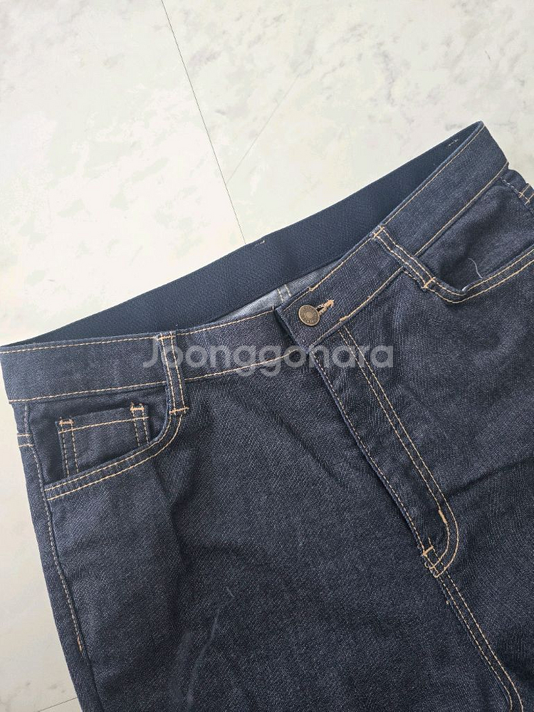 빅사이즈 부츠컷 스판청바지 32사이즈--12