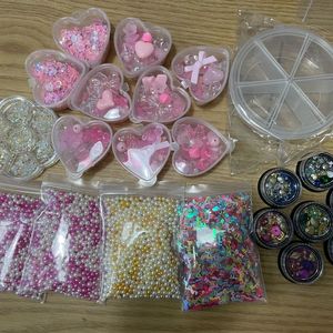 비즈파츠, 레진파츠, 보석파츠, 슬라임스팽글 일괄