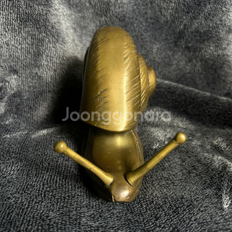 황동 신주 브라스 달팽이 재물 행운 장식품 팝니다--3