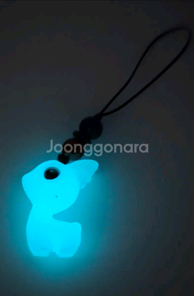 무배 새제품 사슴 야광 열쇠고리 키링 자동차 장식--0