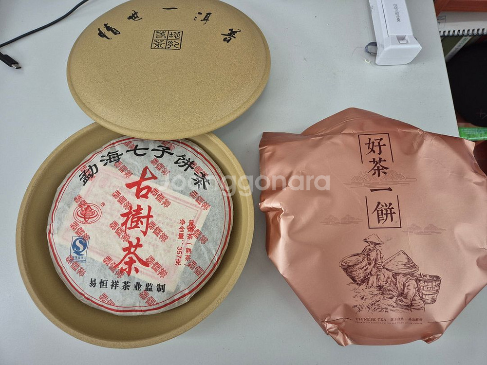 [보이차]운남성 보이차 고수차 357g 2008년산--0