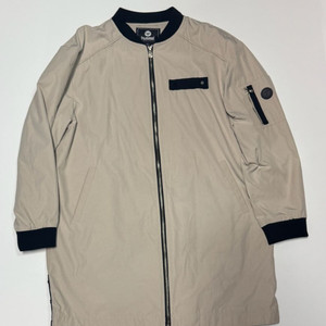 여성 험멜 Hummel 베이지 롱 항공 자켓