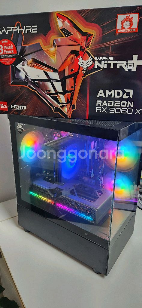 인천 시흥 새상품 게이밍 컴퓨터 본체 7500f 9060xt--0