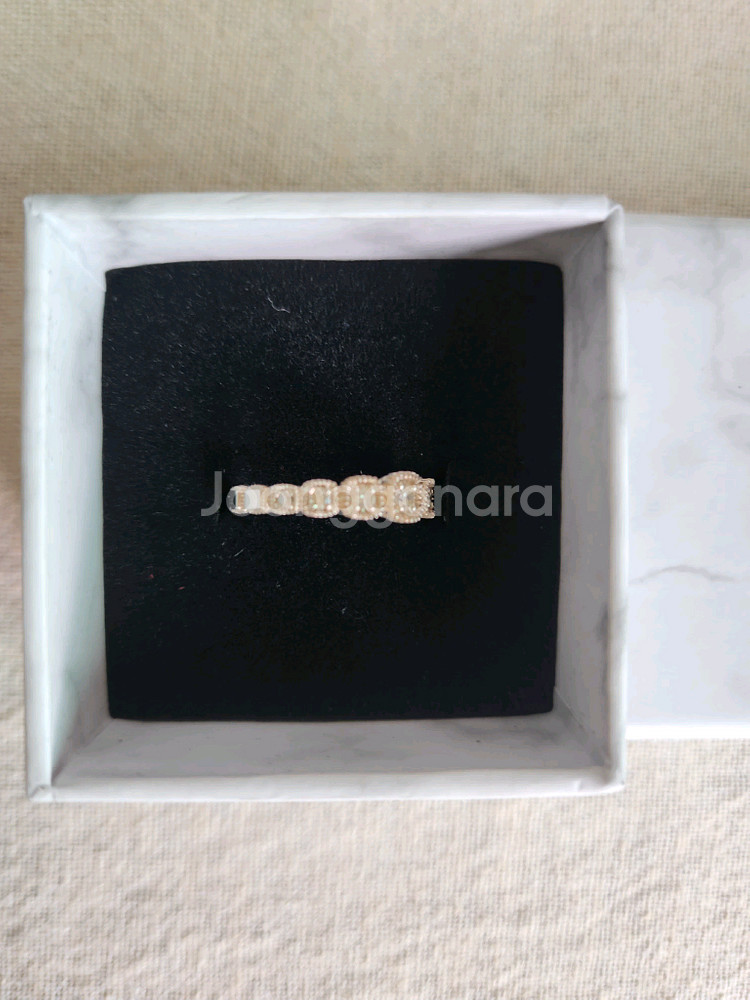 14k꼬냑다이아반지(리얼화이트)--3