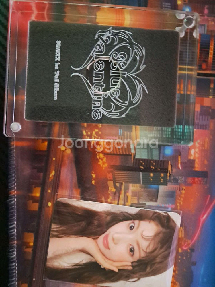 엔믹스 블루발렌타인 러브토큰 반지입니다.--0