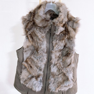 (정품)카시바디여우털양가죽100%조끼(여성용100)