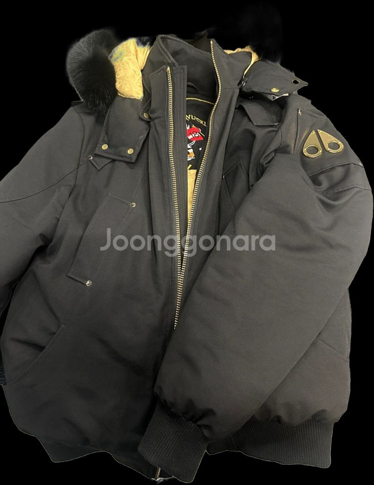 실착 3회 정품 무스너클 발리스틱 XL사이즈 금장 봄버--0