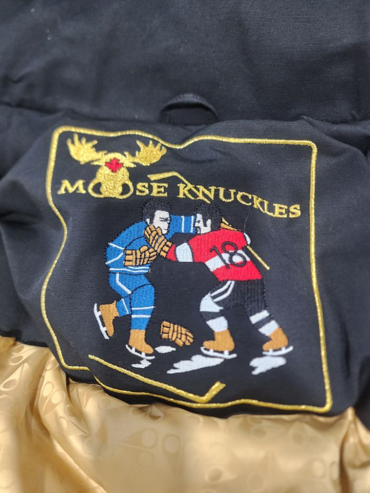 실착 3회 정품 무스너클 발리스틱 XL사이즈 금장 봄버 이미지