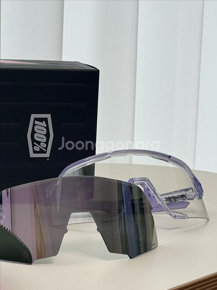 100% 스피드크래프트 XS 라벤더 미러 렌즈 선글라스--3