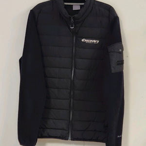 디스커버리 니트 구스패딩 100