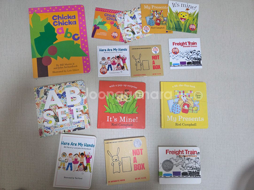 노부영 보드북 세트 7권 + cd 세트--0