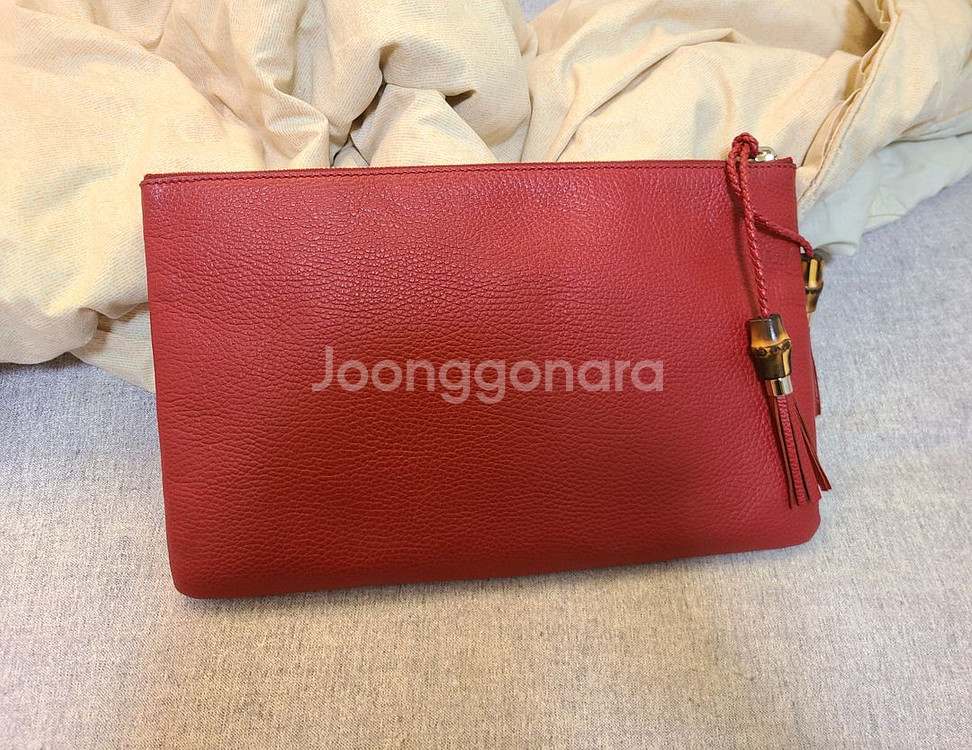 구찌 레더 클러치 밤부뱀부태슬파우치크로스백프라다루이비통--0