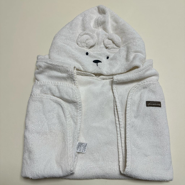 쿵스쿵스 후드 타월 비치가운 목욕가운--2