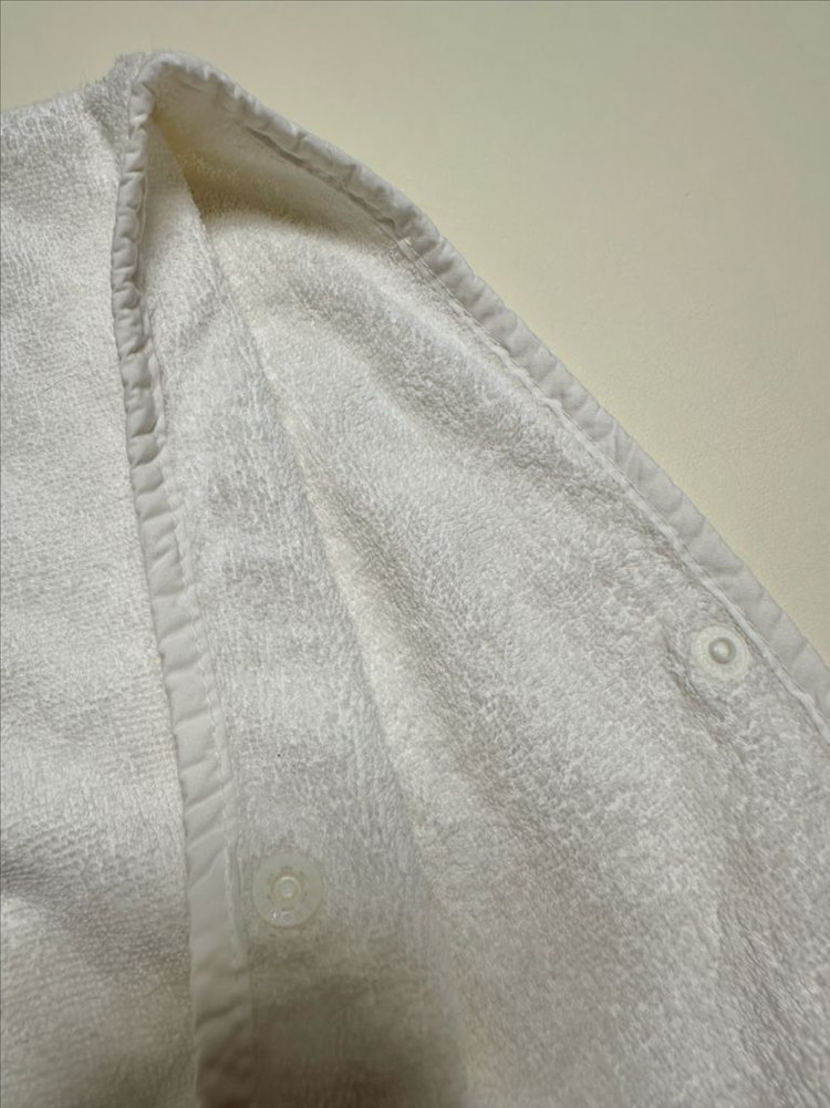 쿵스쿵스 후드 타월 비치가운 목욕가운--3