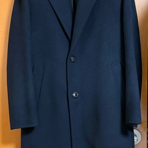 솔리드옴므 투버튼 다크네이비 코트 46(95)사이즈