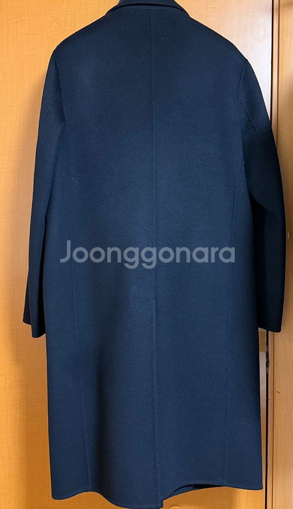 솔리드옴므 투버튼 다크네이비 코트 46(95)사이즈--5