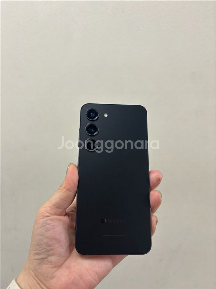 (부산중고폰) 갤럭시s23 블랙 256기가 판매해요--1