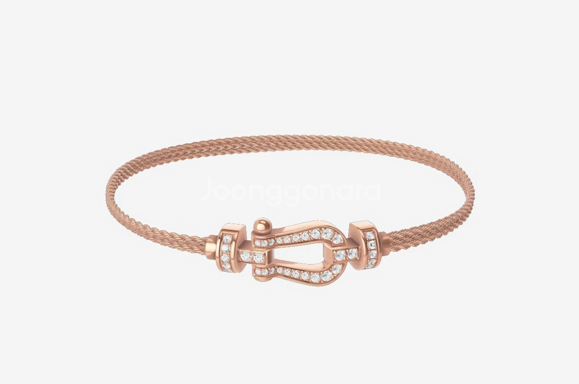 프레드 포스텐 풀파베 미듐 팔찌 정품 및 상태좋음--0