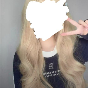 웨이브 금발 가발 새상품 로리타 양산형 지뢰계 갸루