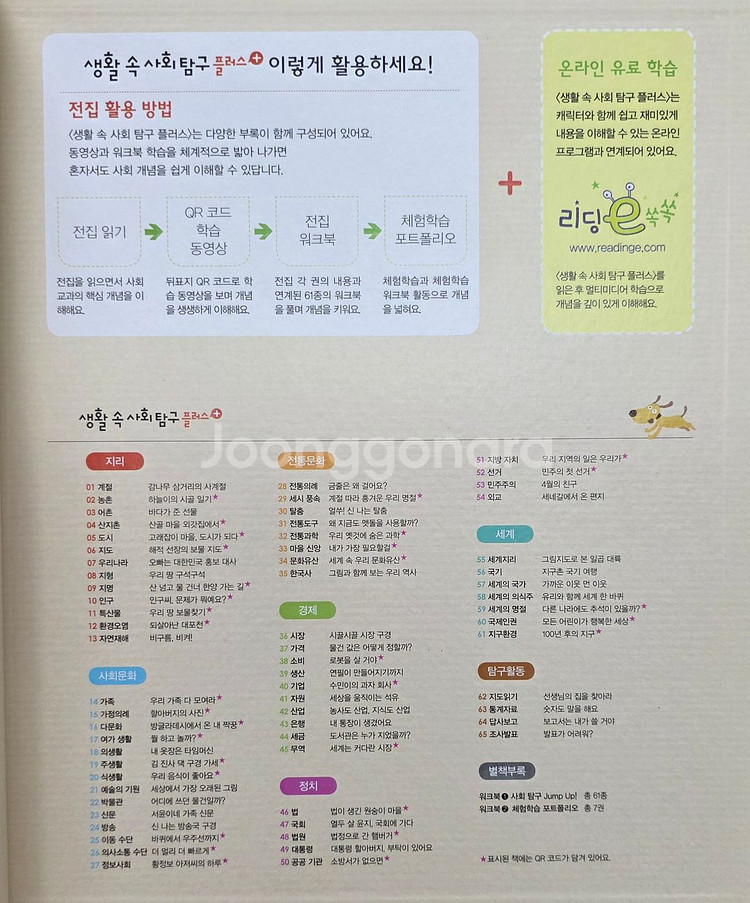 [그레이트북스]생활 속 사회탐구 플러스 전집 세트--2