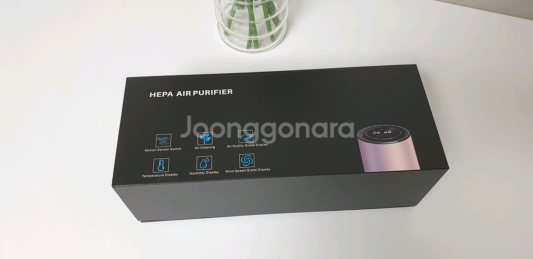 (새상품)HEPA 차량용 미니 공기청정기--1