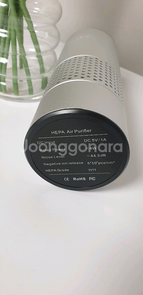 (새상품)HEPA 차량용 미니 공기청정기--7