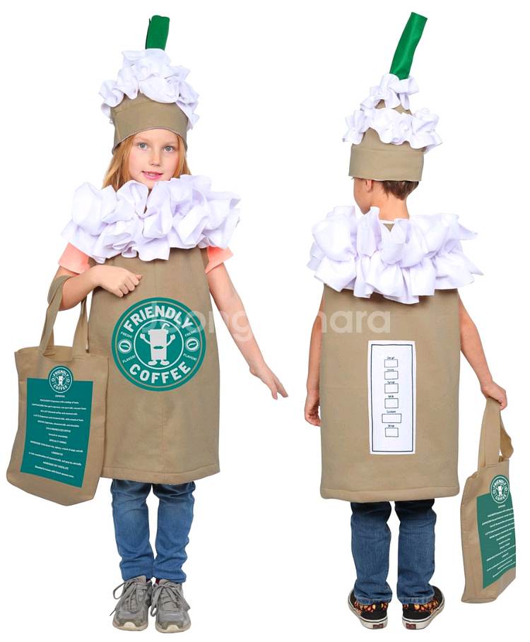 미국 상품 카푸치노 유아 코스튬 3-4세용 국내발송--0