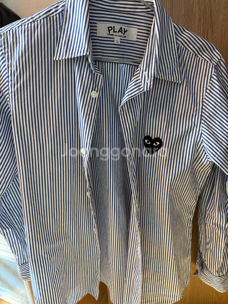 꼼데가르송 스트라이프 셔츠--0