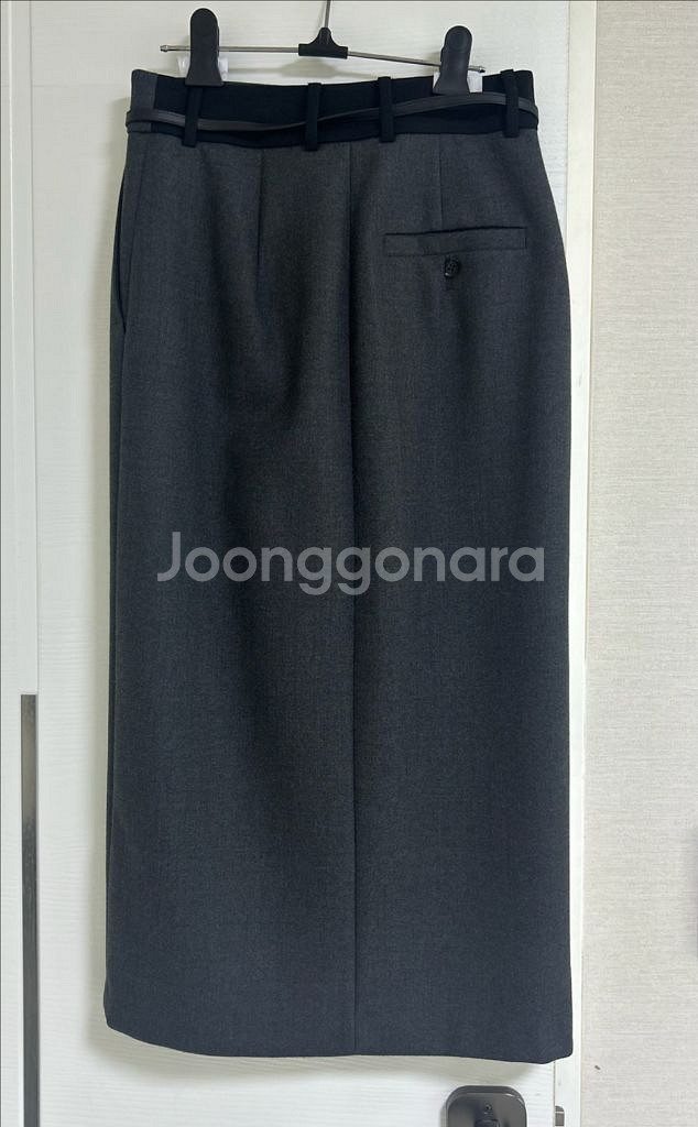 타임 울 벨티드스커트(가격조정)--1