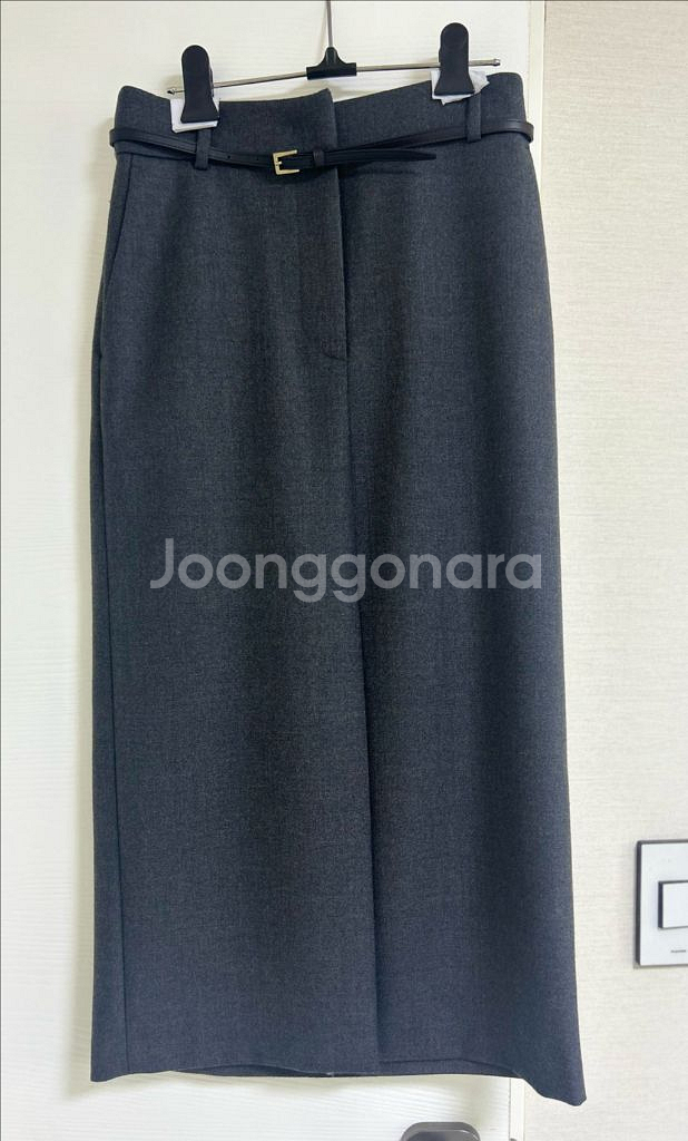 타임 울 벨티드스커트(가격조정)--0